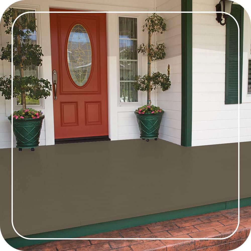 BEHR PREMIUM #730D-6 Low-Lustre Enamel Interior/Exterior Porch and Patio Floor Paint (2)