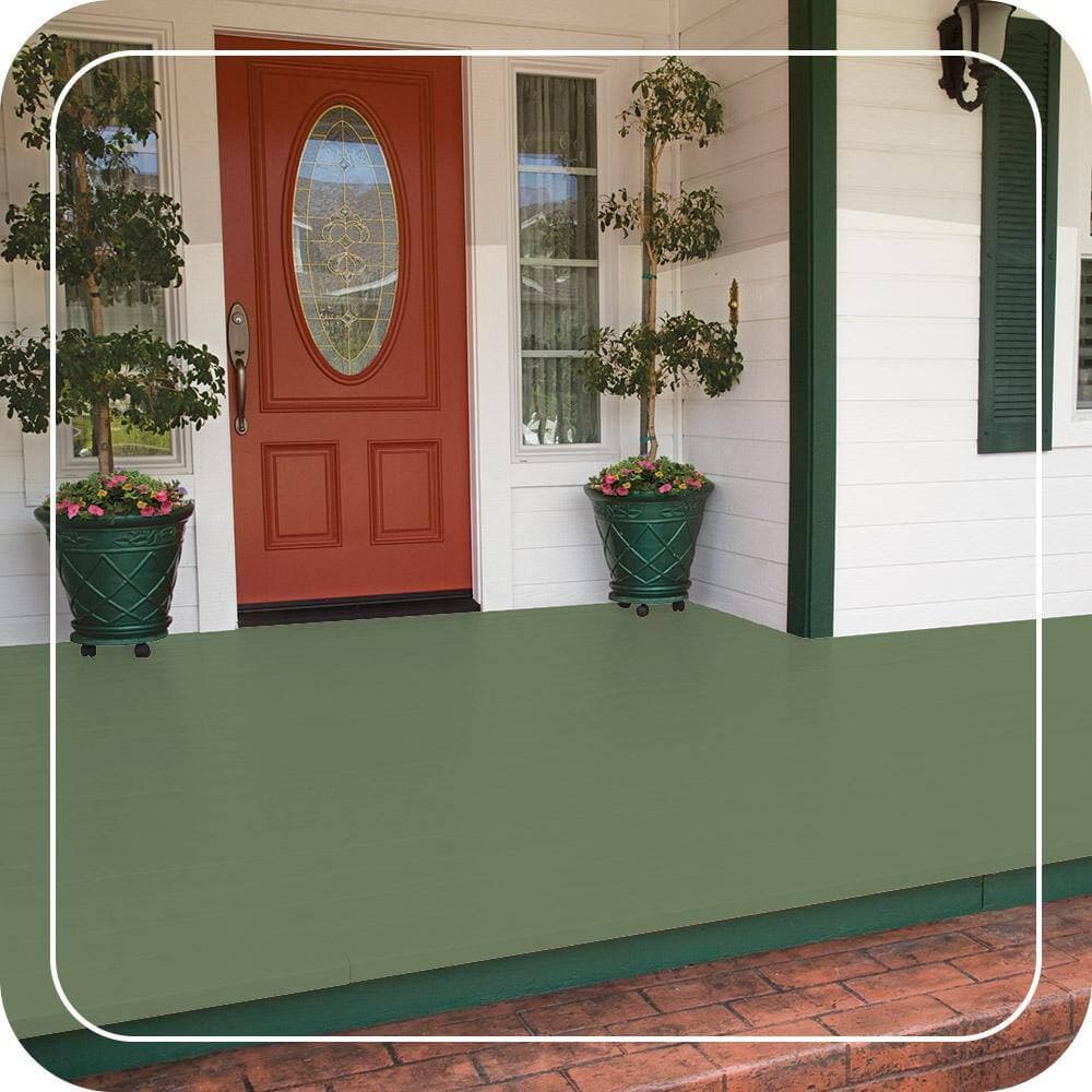 BEHR PREMIUM #BIC-26 Low-Lustre Enamel Interior/Exterior Porch and Patio Floor Paint (2)