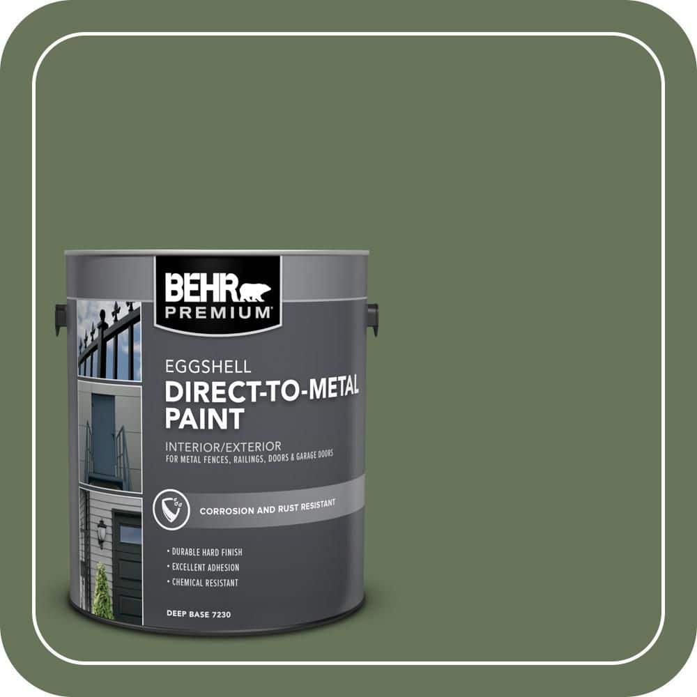 BEHR PREMIUM 1 gal. #PPU10-01 Scallion Eggshell Direct to Metal Interior/Exterior Paint