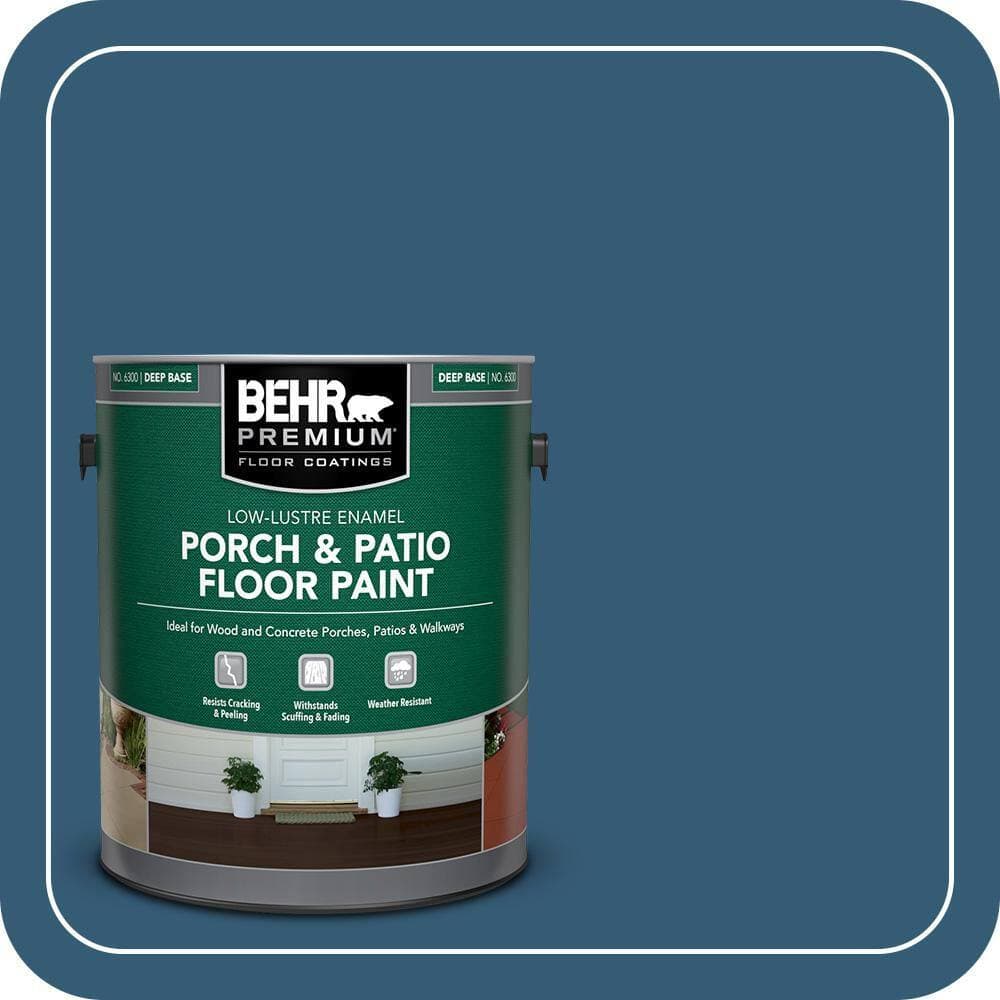 BEHR PREMIUM #M490-7 Textured Low-Lustre Enamel Interior/Exterior Porch and Patio Anti-Slip Floor Paint (1)