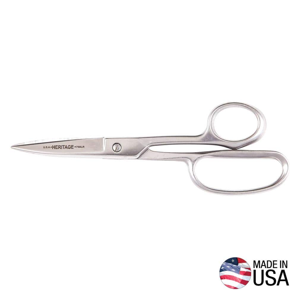 Klein Tools 9 in. Straight Stainless Trimmer Large Ring (1)