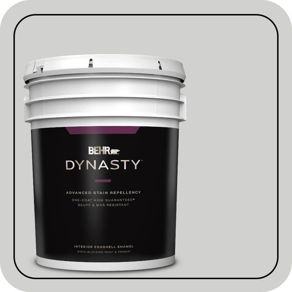 BEHR DYNASTY 5 gal. #PPU26-15 Halation Eggshell Enamel Interior Stain-Blocking Paint & Primer