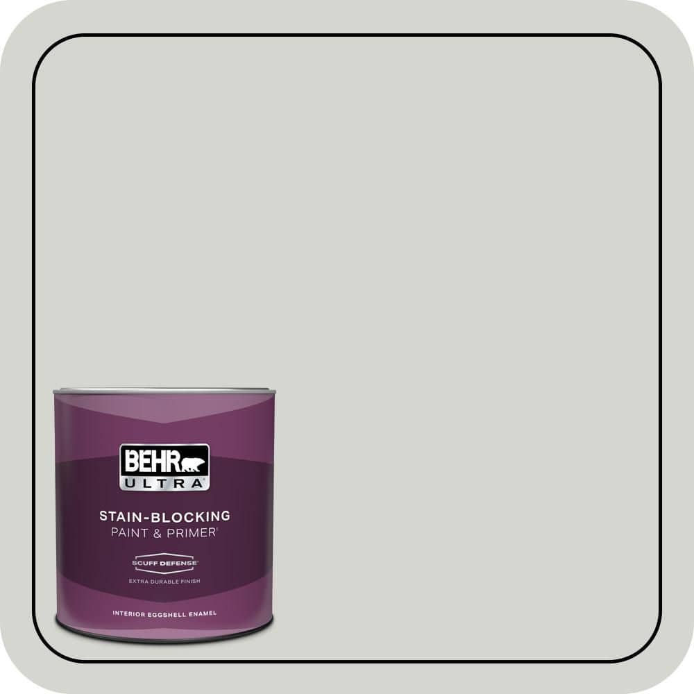 BEHR ULTRA 1 qt. #T17-01 Close Knit Extra Durable Eggshell Enamel Interior Paint & Primer