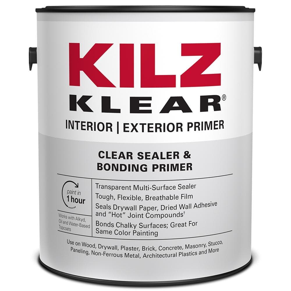 KILZ KLEAR Clear Interior/Exterior Multi-Surface Primer and Sealer