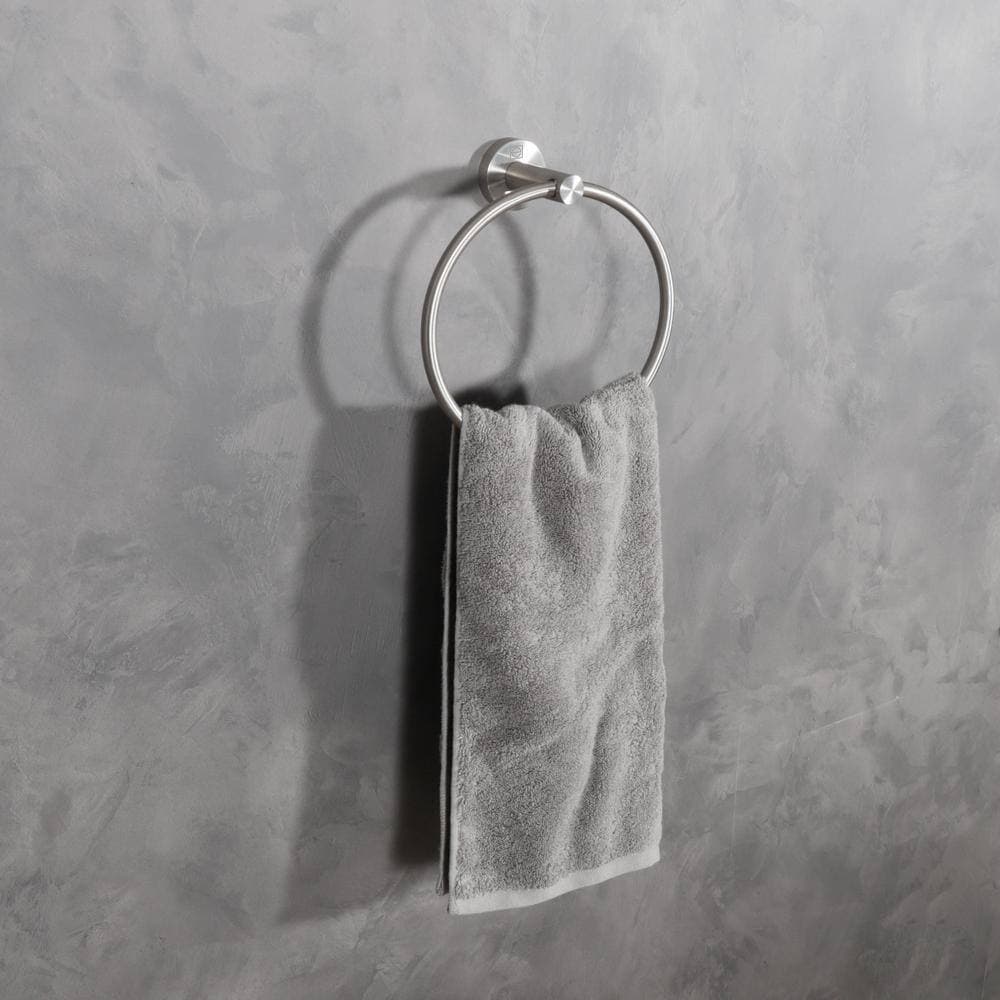 Unbranded Timeless Home 4-Piece Bath Hardware Set with Mounting Hardware in Brushed Nickel (2)