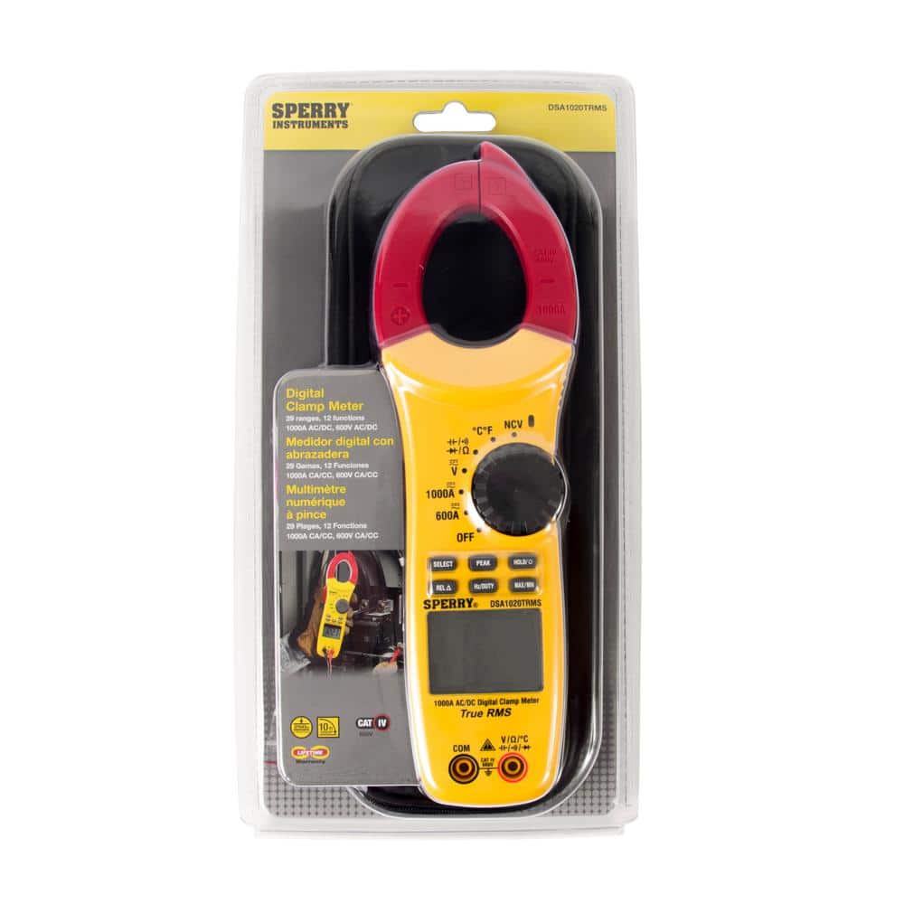 Sperry 10-Function 27 Auto-Range True RMS Digital Snap-Around Clamp Meter (2)
