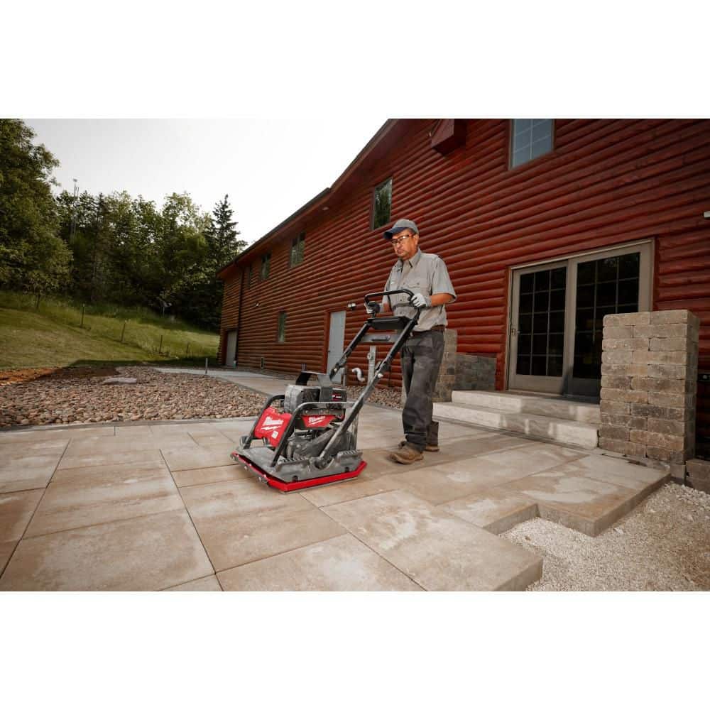 Milwaukee MX Fuel 20 in. Plate Compactor Paver Pad (3)