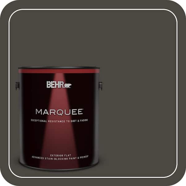 BEHR MARQUEE 1 gal. #T18-11 Unplugged Flat Exterior Paint & Primer (2)