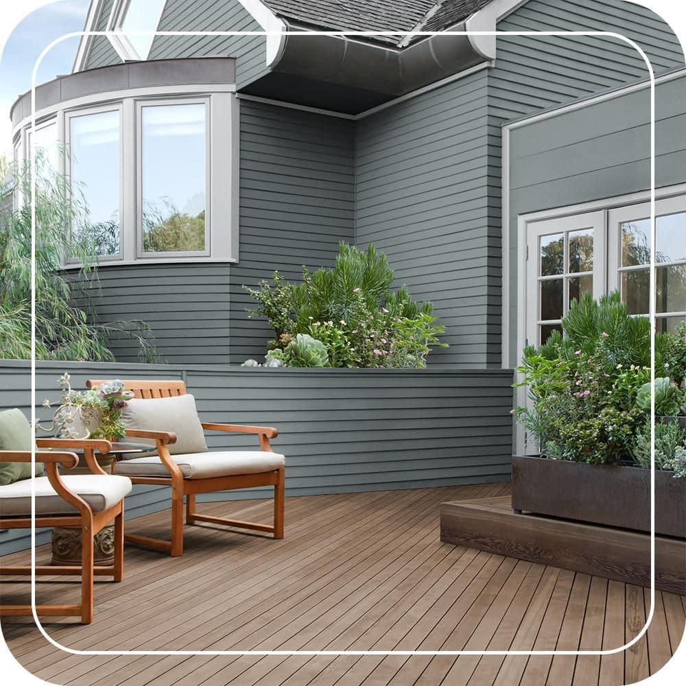 BEHR #730F-5 Color House and Fence Exterior Wood Stain (3)