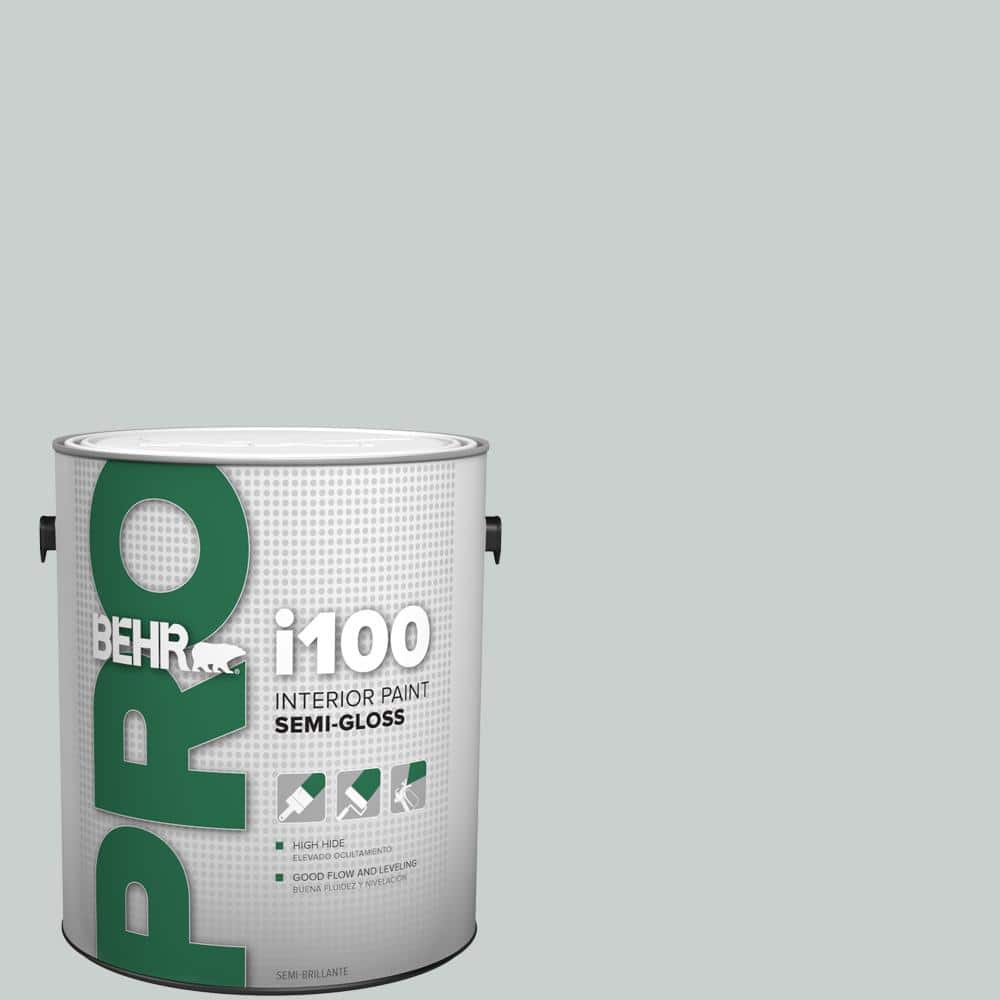 BEHR PRO 1 gal. #PPF-17 Foggy Morn Semi-Gloss Interior Paint