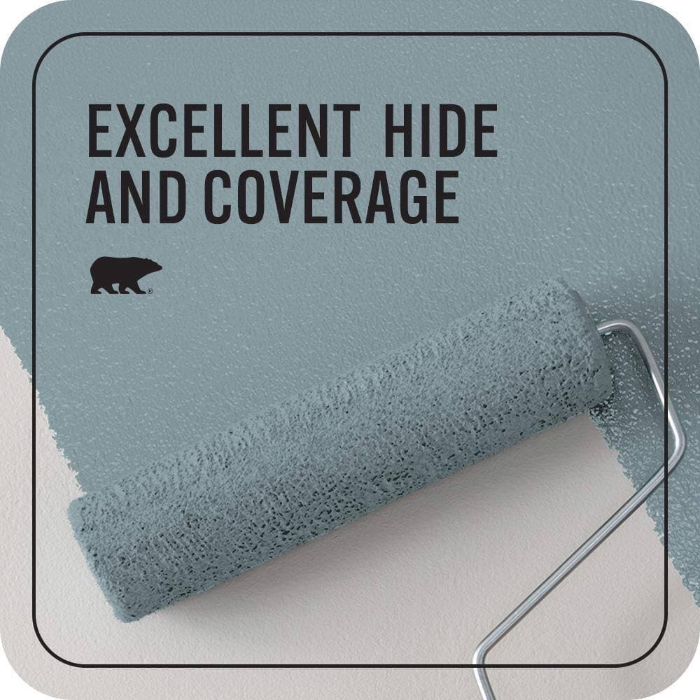 BEHR PREMIUM PLUS #540F-4 Shale Gray Flat Interior/ & Primer Color Sample (4)