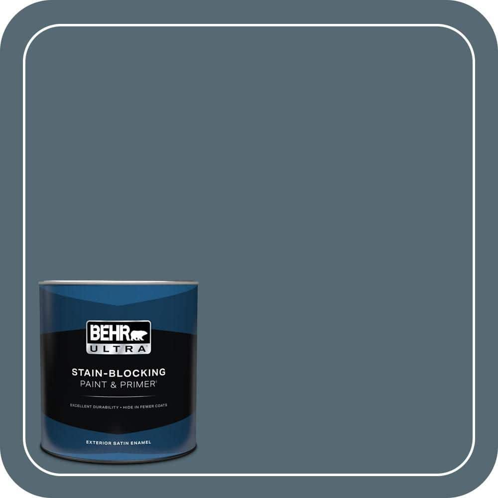BEHR ULTRA 1 qt. #540F-6 Distance Satin Enamel Exterior Paint & Primer