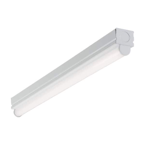 Metalux 2 ft. 16-Watt Equivalent, Integrated LED, White Finish, Strip Light Fixture, 4000K, 1150 Lumens