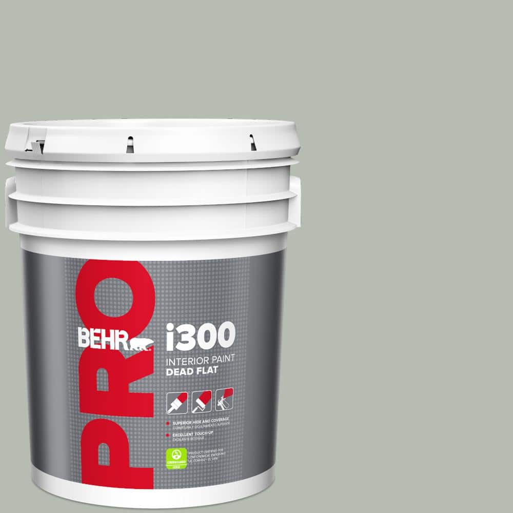 BEHR PRO 5 gal. #HDC-AC-21 Keystone Gray Dead Flat Interior Paint (1)
