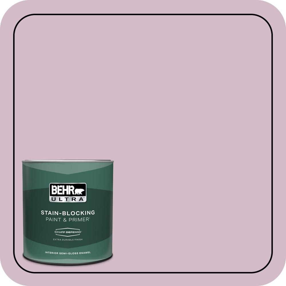BEHR ULTRA 1 qt. #T12-16 Queens Tart Extra Durable Semi-Gloss Enamel Interior Paint & Primer