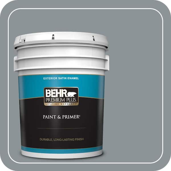 BEHR PREMIUM PLUS #ECC-34-2 Boulder Creek Enamel Low Odor & Primer (4)