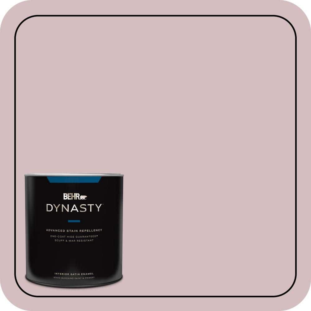 BEHR DYNASTY 1 qt. #PPU17-09 Embroidery Satin Enamel Interior Stain-Blocking Paint and Primer
