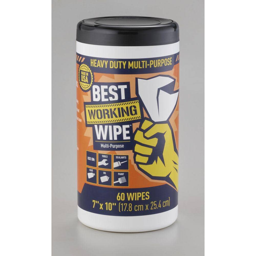 Best Working Wipe 60 1 Quart Paint Cleanup Wipes For Latex/Oil Based Paints Paint Cleanup Wipes for Multi-Surfaces Unscented (1)