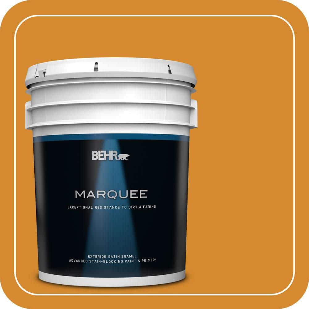 BEHR MARQUEE 5 gal. #S-H-300 Opulent Satin Enamel Exterior Paint & Primer