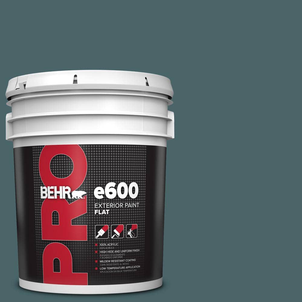BEHR PRO 5 gal. #MQ6-02 Walk Me Home Flat Exterior Paint