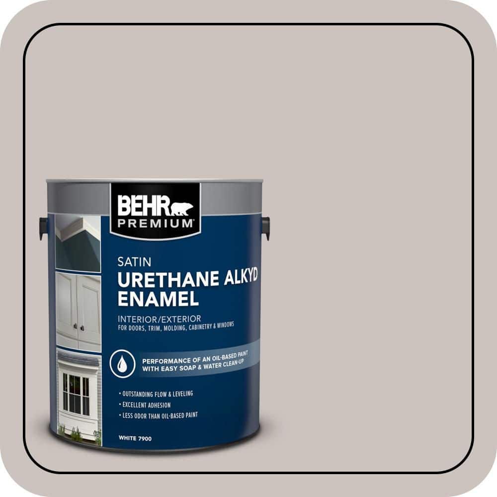 BEHR PREMIUM 1 gal. #790A-3 Road Runner Urethane Alkyd Satin Enamel Interior/Exterior Paint