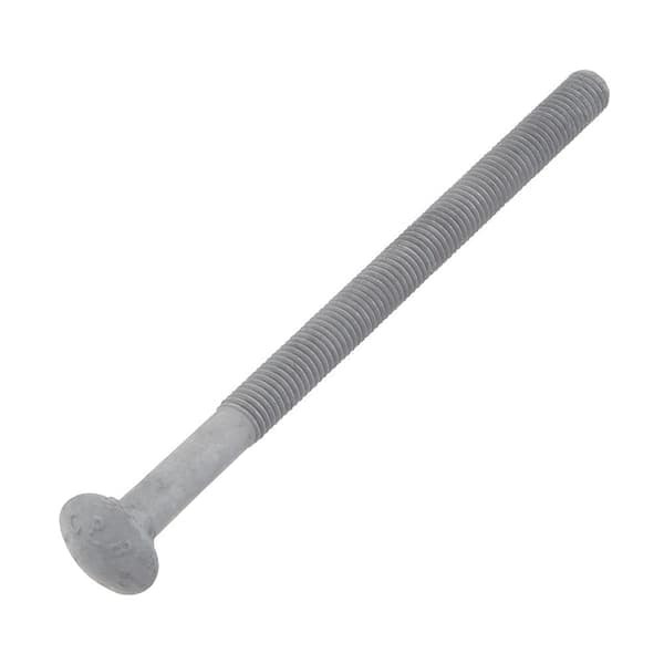 Everbilt 1/2 in.-13 tpi x 8 in. Galvanized Carriage Bolt (1-Pack) (2)