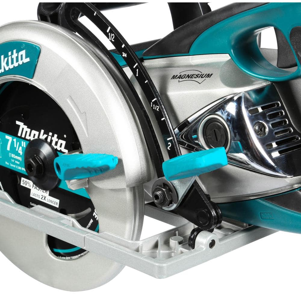 Makita 15 Amp 7-1/4 in. Corded Lightweight Magnesium Hypoid Circular Saw with built in fan and 24T Carbide blade (2)