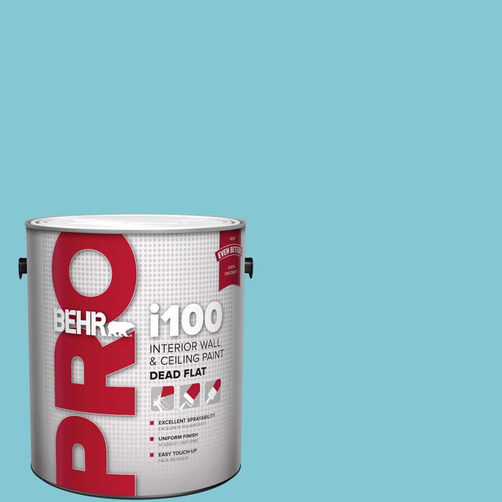 BEHR PRO 1 gal. #MQ4-50 Not a Cloud in Sight Dead Flat Interior Paint