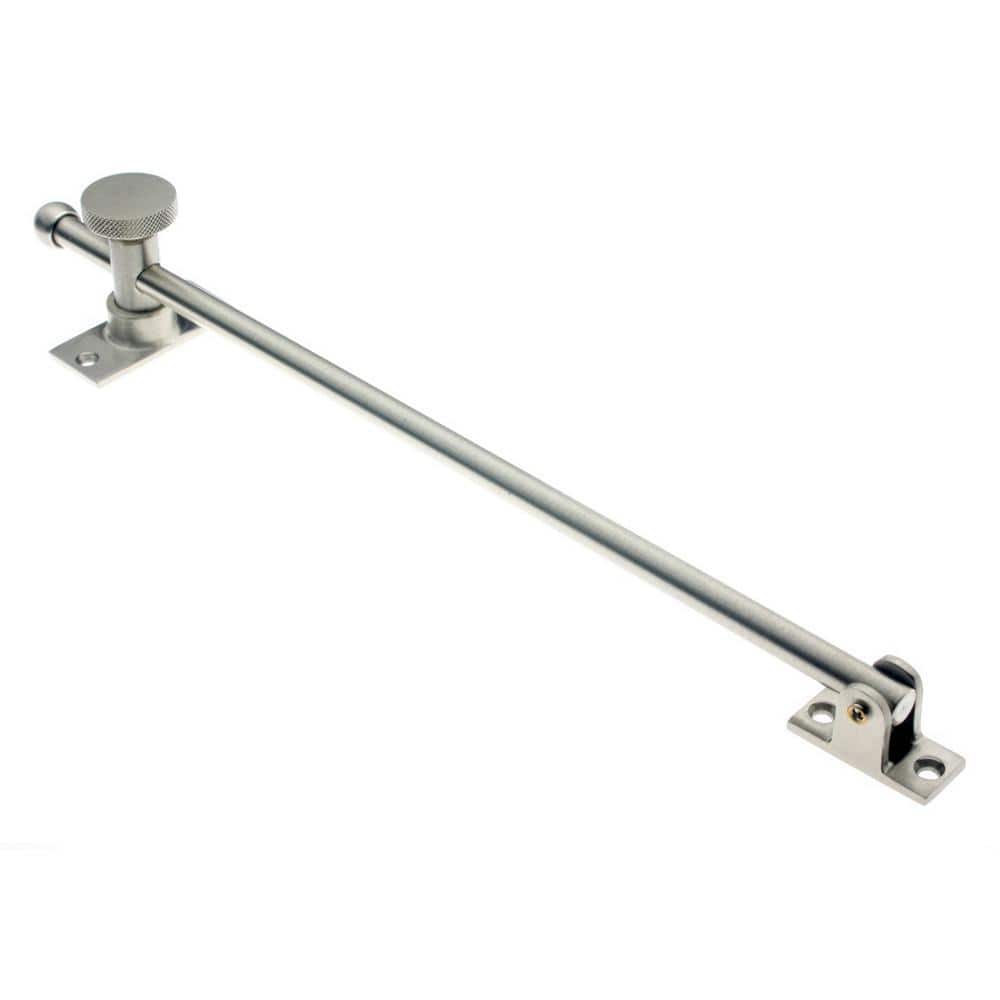 idh by St. Simons 12 in. Satin Nickel Solid Brass Single-arm casement Window Operator (1)