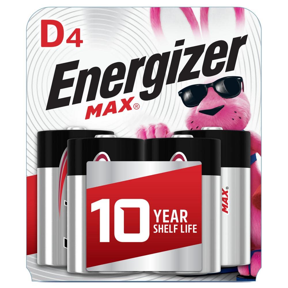 Energizer MAX D Batteries D Cell Alkaline Batteries