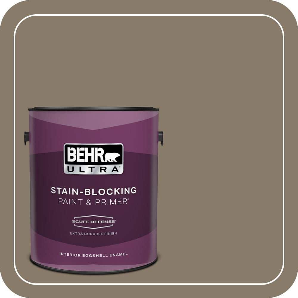 BEHR ULTRA 1 Gal. #PPU7-24A Hiking Trail Extra Durable Eggshell Enamel Interior Paint and Primer