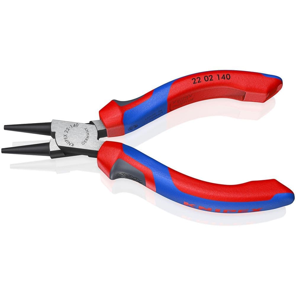 KNIPEX 5-1/2 in. Round Nose Pliers with Comfort Grip (2)