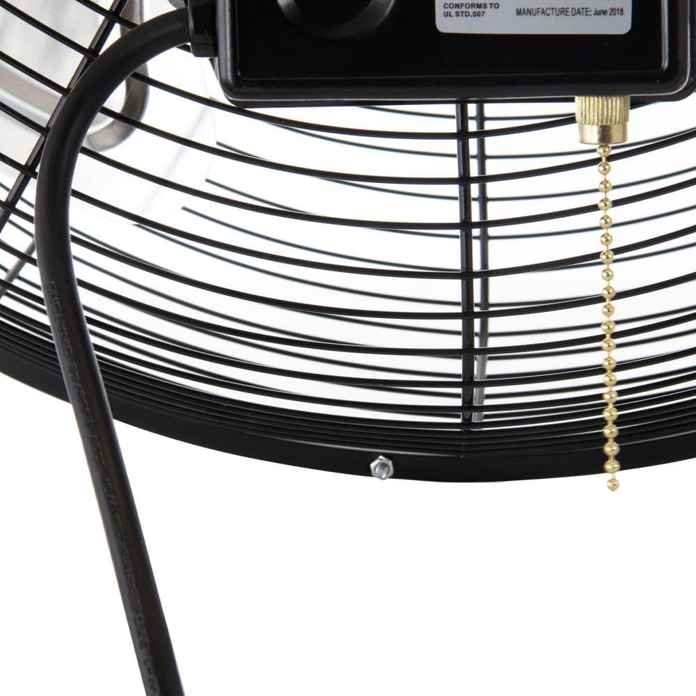 Vie Air Dual Function Indoor Black 18 in. Wall Tilting Fan (2)