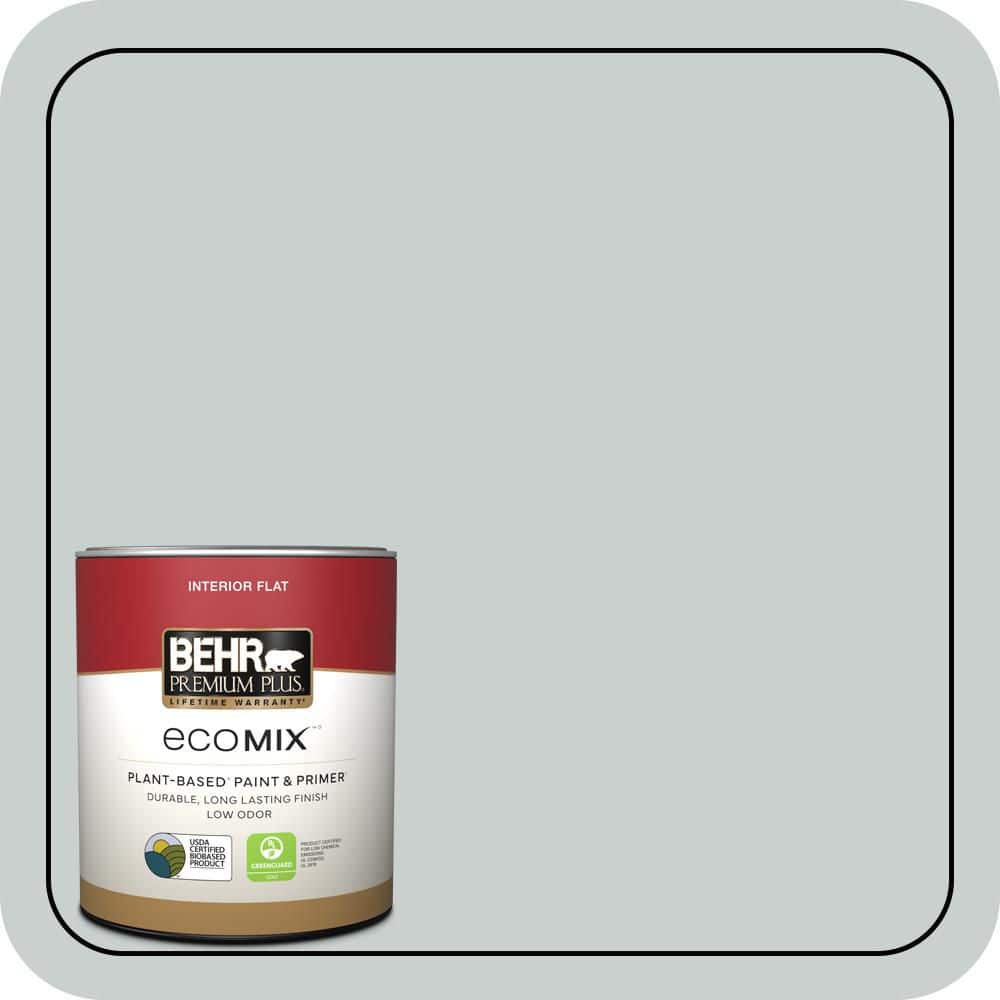 BEHR PREMIUM PLUS #PPF-17 Foggy Morn Enamel EcoMix Plant-Based & Primer (1)