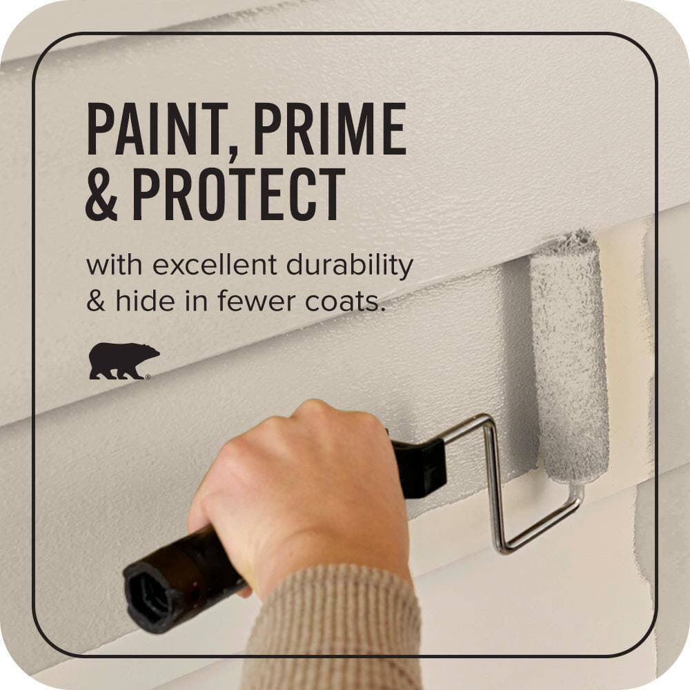 BEHR ULTRA 5 gal. #T12-14 Livingstone Satin Enamel Exterior Paint & Primer (3)