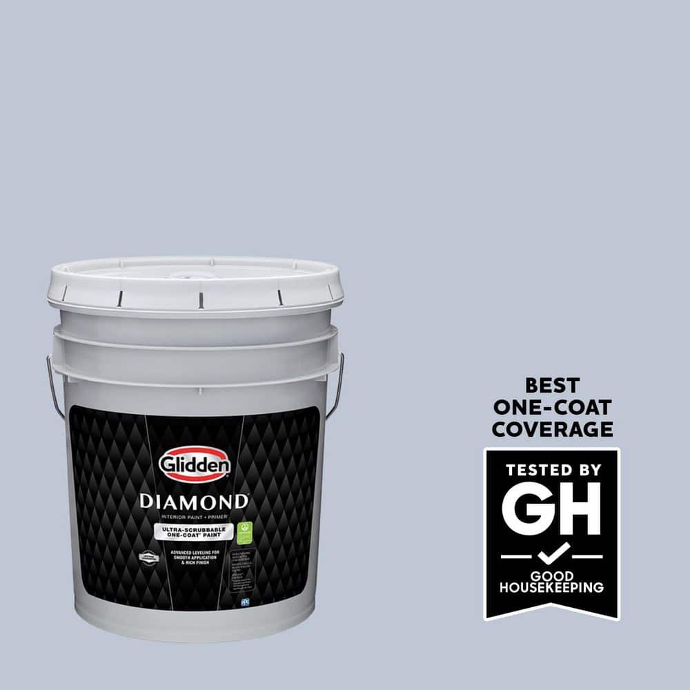 Glidden Diamond 5 gal. PPG1165-3 Northern Exposure Satin Interior Paint with Primer