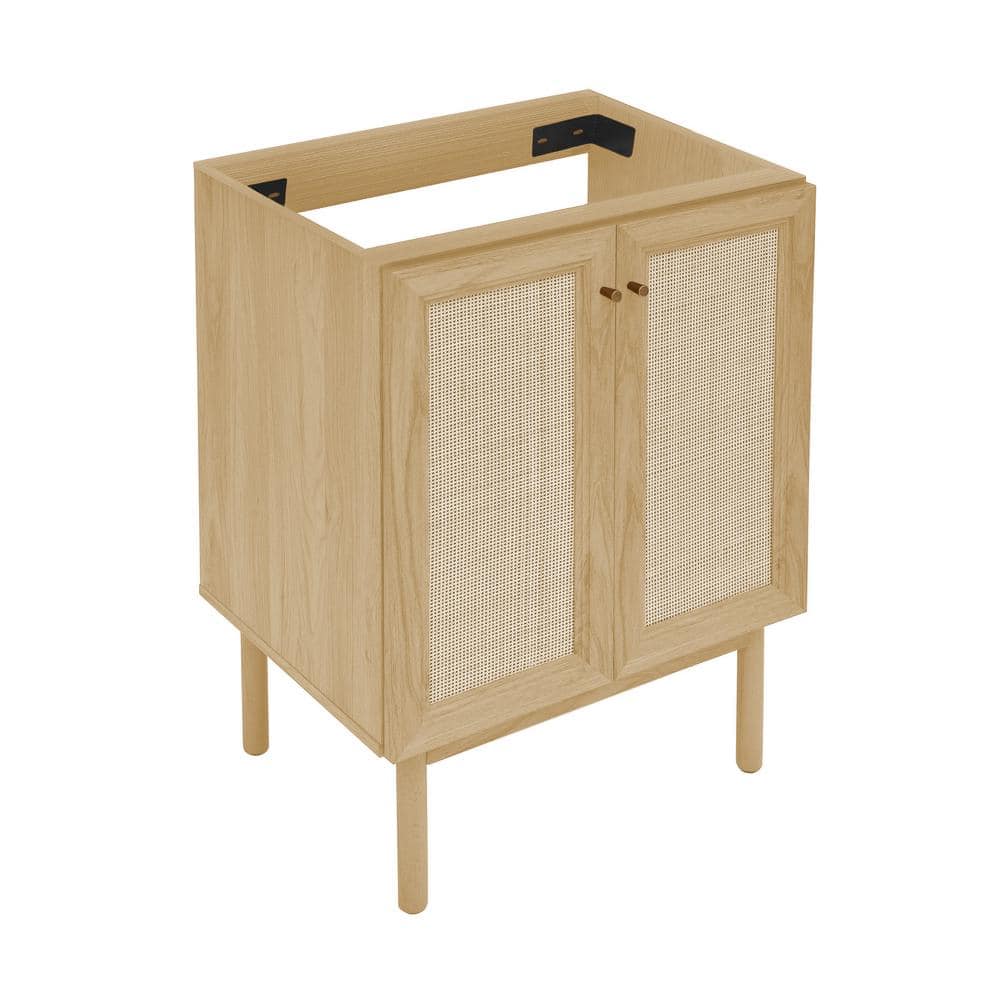 Swiss Madison Classe 24 in. Freestanding Bathroom Vanity Cabinet without Top in Natural Oak (2)