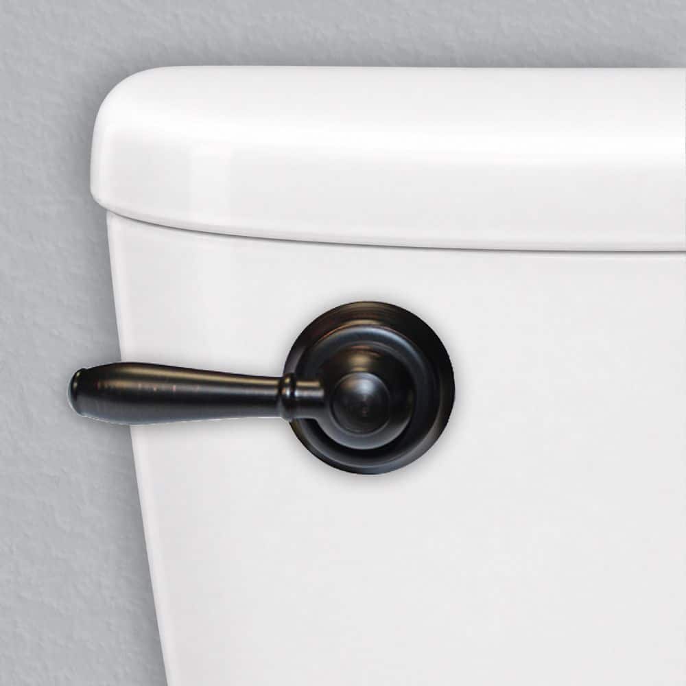Korky StrongARM Toilet Handle and Lever - Fits Front, Side, Left, and Right Mount Toilets-Oil Rubbed Bronze, Faucet Style