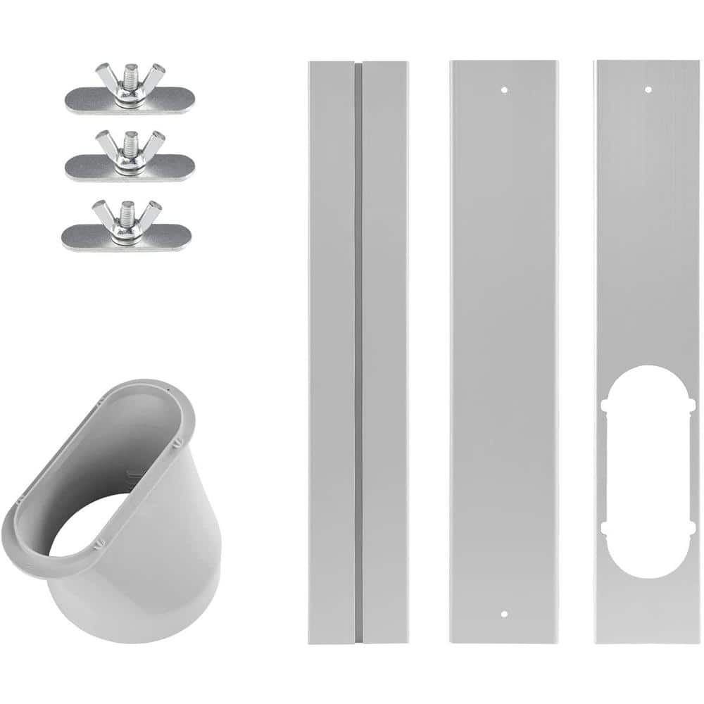TURBRO Window Slide Kit Plate for Exhuast Hose of 5 in. Adjustable Portable Air Conditioner Window Vent Kit