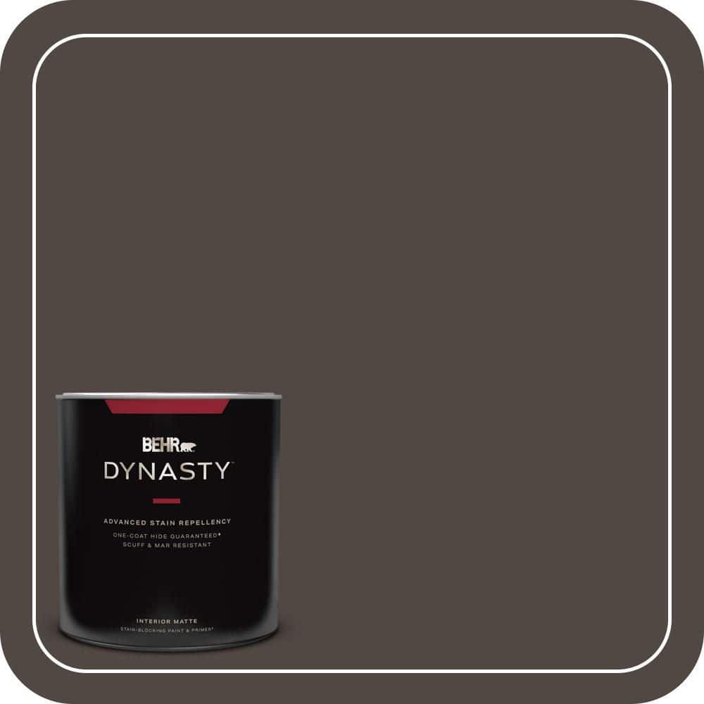 BEHR DYNASTY 1 qt. #T12-13 Tribal Drum Matte Interior Stain-Blocking Paint and Primer
