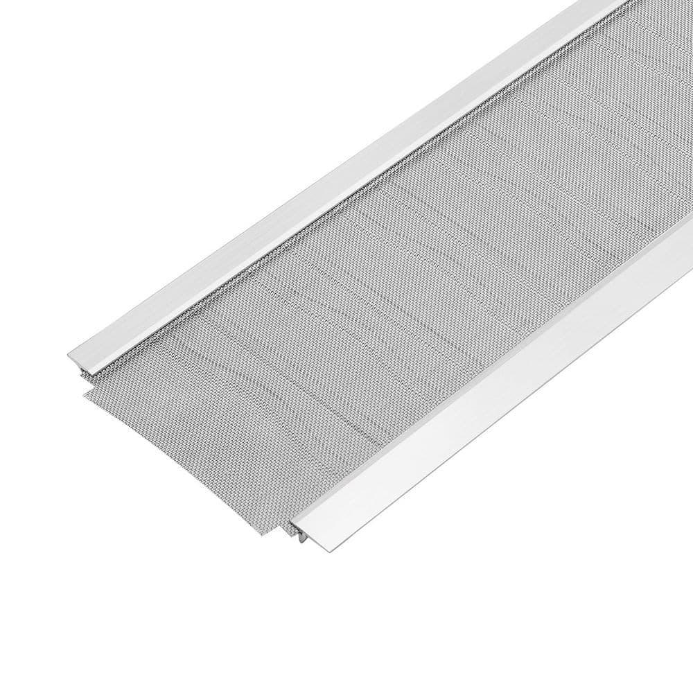 VEVOR Gutter Guard, 6 in. Aluminum Gutter Cover with Stainless Steel Micro Mesh, 48 ft. Length, Screws Included, 12 Pieces (3)