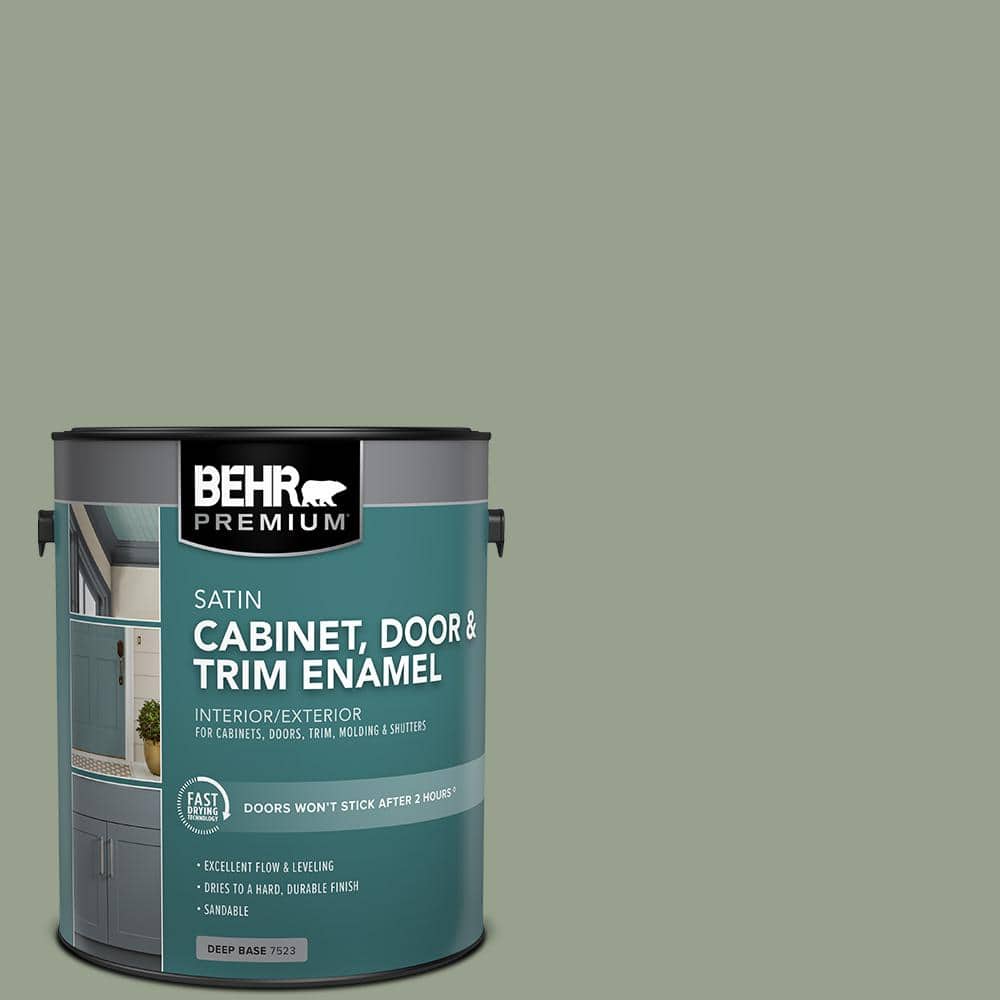 BEHR PREMIUM #N390-4 Enamel Interior/Exterior Cabinet, Door & Trim Paint (1)