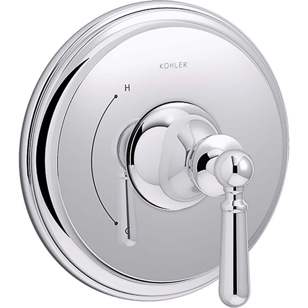 KOHLER Traditional 1-Handle Shower Trim Kit in Polished Chrome (Valve Not Included) (2)