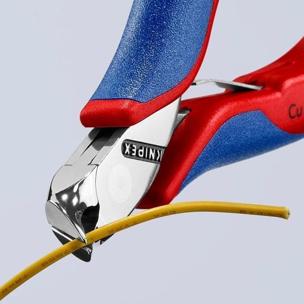 KNIPEX 4-1/2 in. Electronics End Cutters with Comfort Grip (2)