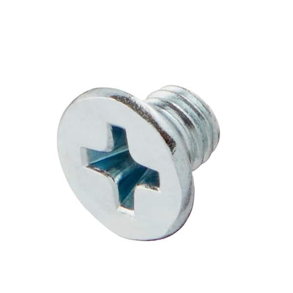 Everbilt M5-0.8 x 6mm Zinc Flat Head Phillips Drive Machine Screw 4-Pieces (2)
