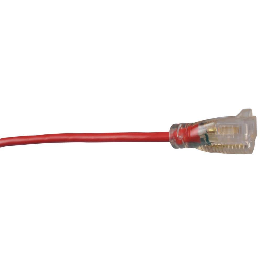 Southwire 25 ft. 14/3 SJTW Heavy-Duty 15 Amp General Purpose Extension Cord with Lighted End (3)