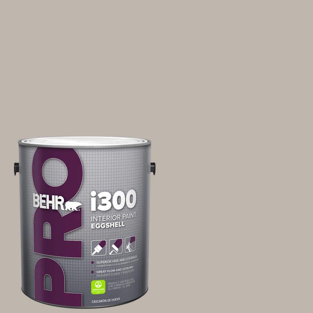 BEHR PRO 1 gal. #PPU18-12 Graceful Gray Eggshell Interior Paint