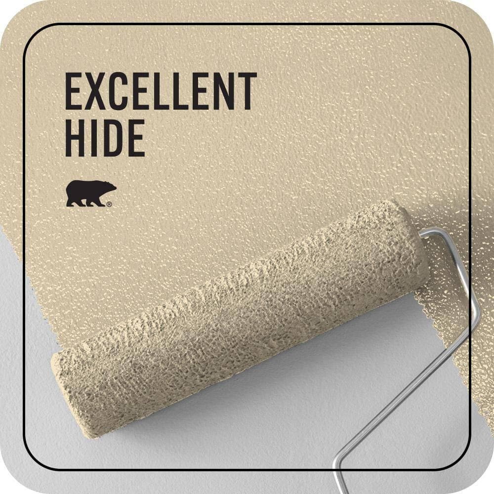 BEHR PREMIUM PLUS 1 gal. #HDC-CT-03 Candlewick Ceiling Flat Interior Paint & Primer (2)