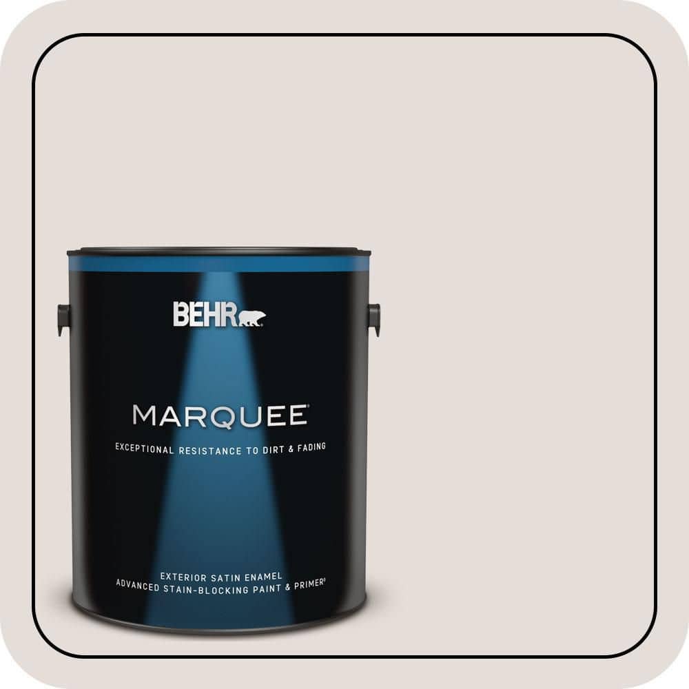 BEHR MARQUEE 1 gal. #PPU17-06 Crushed Peony Satin Enamel Exterior Paint & Primer