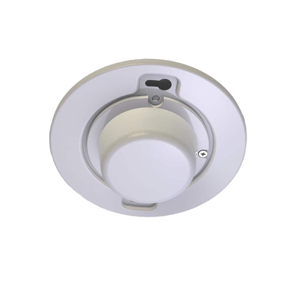 Novolink 5 in. 7.5-Watt White Switch Controlled LED Keyless Lampholder with Adjustable CCT 2700K, 3000K, 5000K (2)